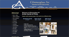 Desktop Screenshot of glimmerglassart.com